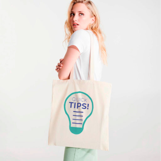 Bolsos totebags de algodón con diseños personalizados