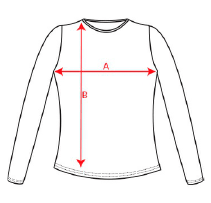 medidas del torso de mujer para una camiseta personalizada